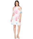 Calvin Klein - Belted Floral Cold Shoulder Chiffon Cd8ha50k