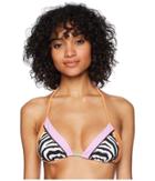 Luli Fama - Cayo Setia Color Block Stitched Triangle Top