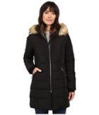 Ivanka Trump - Down Coat With Cinched In Sides And Faux Fur Hood