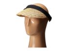 San Diego Hat Company - Wsv0005 4 Inch Brim Straw Clip On Visor With Bow