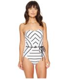 Seafolly - Castaway Stripe Bandeau Maillot One-piece