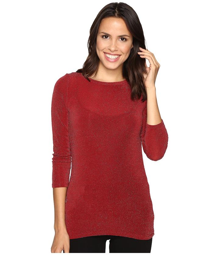 Michael Michael Kors - Boat Neck 3/4 Sleeve Top