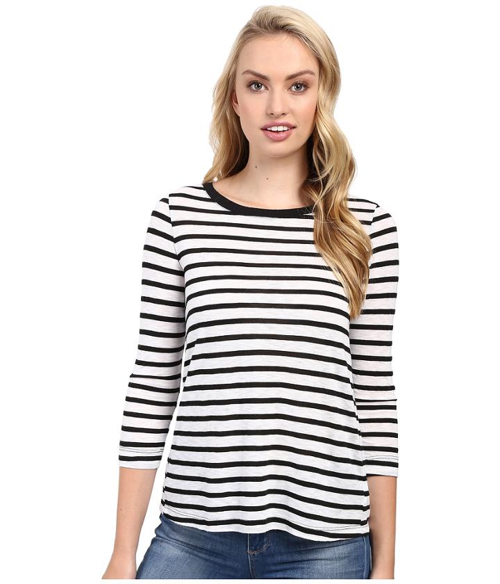 Splendid - Cerine Slub Stripe Button Back