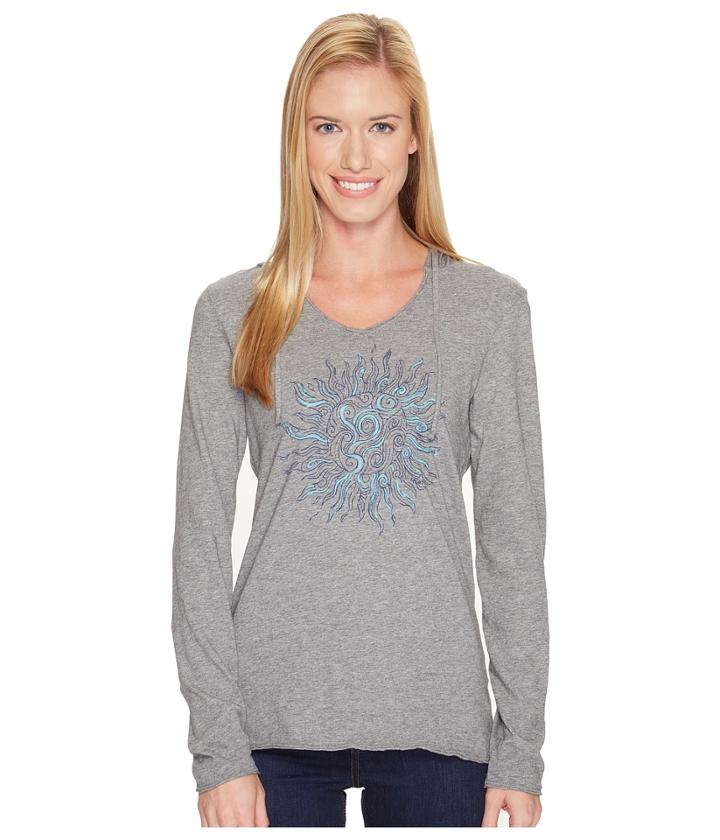 Life Is Good - Sun Long Sleeve Hooded Smooth Tee
