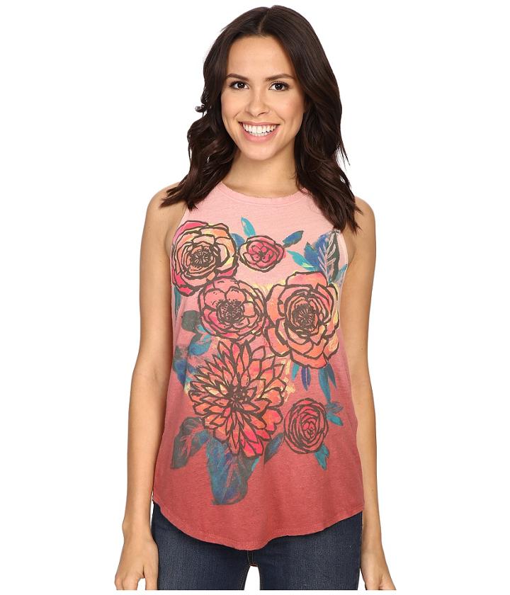 Lucky Brand - Washed Bouquet Tank Top