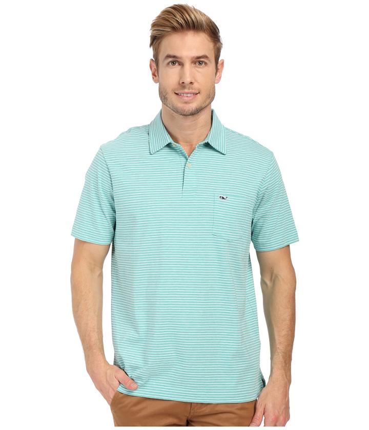 Vineyard Vines - Heather Feeder Stripe Polo