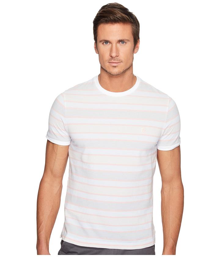 Original Penguin - Short Sleeve Birdseye Wide Stripe Tee