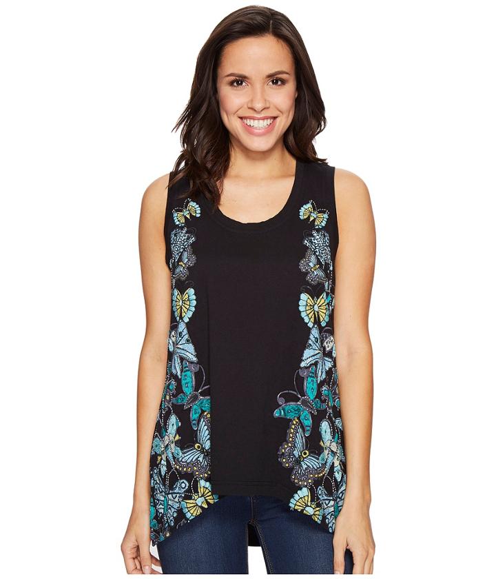 Double D Ranchwear - Zuni Butterflies Tank Top