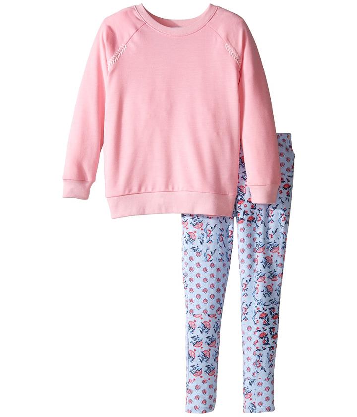 Splendid Littles - Whipstitch Pullover With Printed Leggings