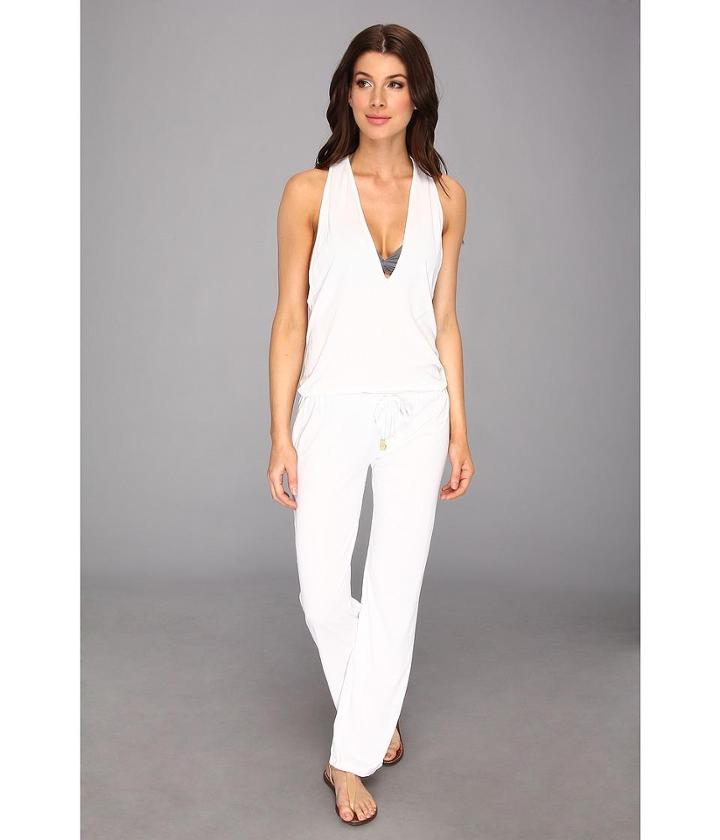 Luli Fama Cosita Buena T-back Long Jumpsuit Cover-up