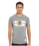 The Original Retro Brand - Short Sleeve Tri-blend Chicago Flag Blackhawks T-shirt