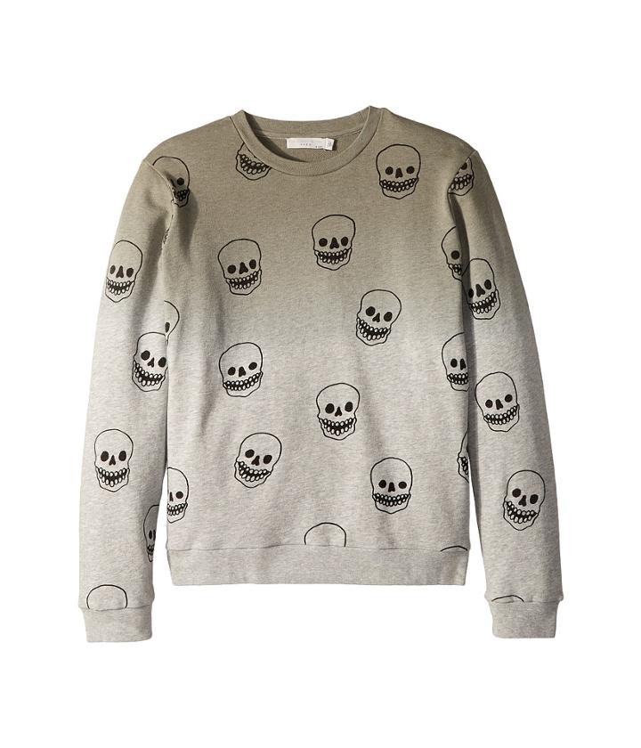 Stella Mccartney Kids - Biz Ombre Sweatshirt W/ All Over Skulls
