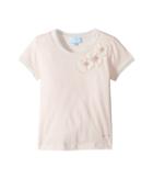 Lanvin Kids - Short Sleeve T-shirt W/ Beaded Daisy Design On Front