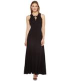 Karen Kane - Lace-up Maxi Dress