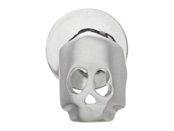 W  Rkin Stiffs Stainless Steel Lapel Pin- Skull