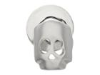 W  Rkin Stiffs Stainless Steel Lapel Pin- Skull