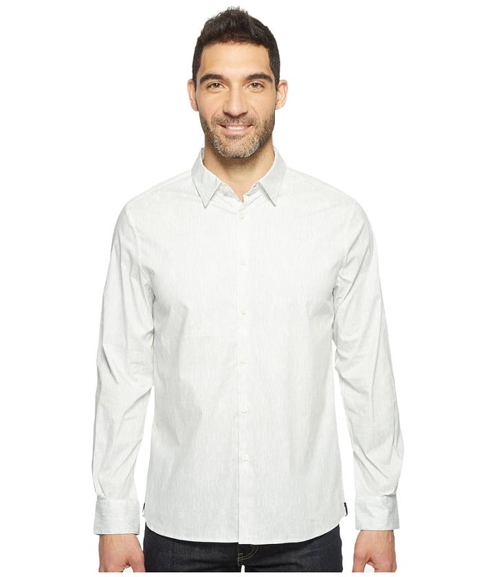 Kenneth Cole Sportswear - Long Sleeve Abstract Slim Print Shirt