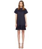 Paul Smith - Stretch Cotton Dress W/ Bib Detail