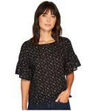 Two By Vince Camuto - Mini Bouquets Relaxed Ruffle Sleeve Blouse