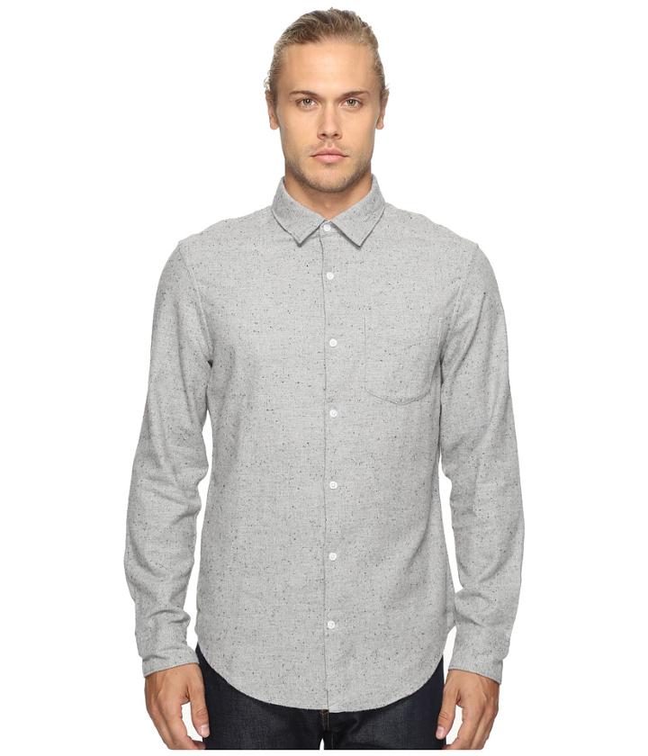 Original Penguin - Long Sleeve Brushed Oxford Woven Shirt