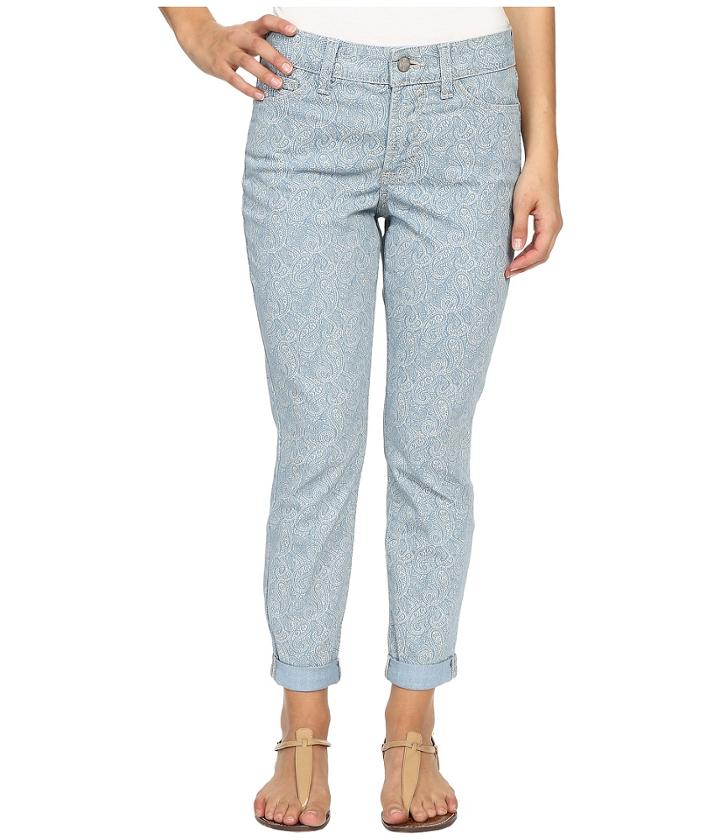 Nydj Petite - Petite Rachel Rolled Cuff Ankle In Heirloom Paisley