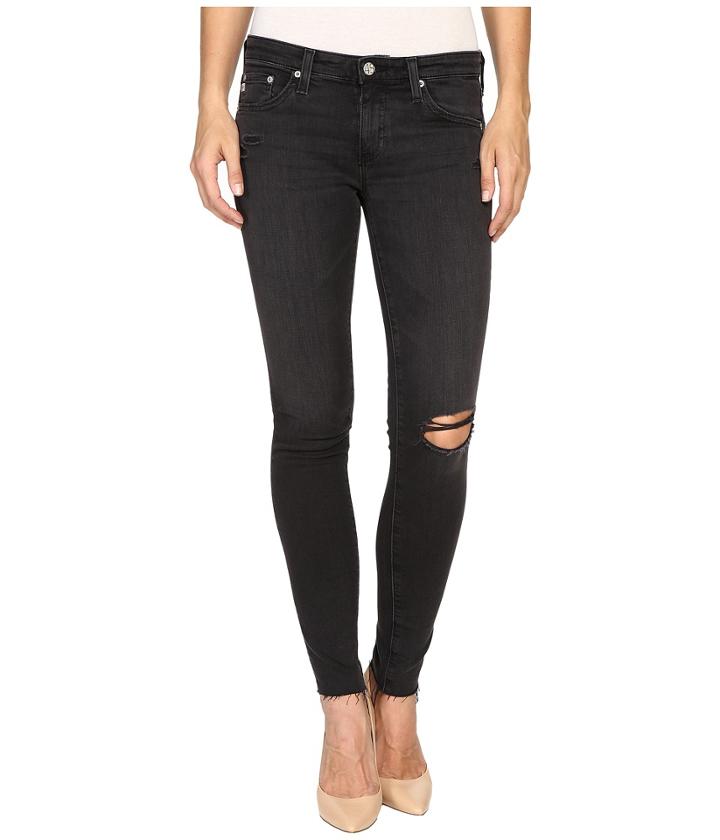 Ag Adriano Goldschmied - The Leggings Ankle In 10 Years Well Worn Black