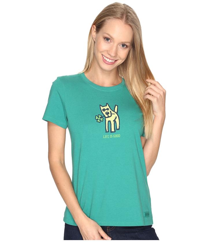 Life Is Good - Rocket Shamrock Crusher Tee
