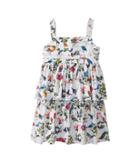 Oscar De La Renta Childrenswear - Cotton Botanical Birds Pleated Dress