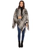 Collection Xiix - Spacedye Plaid Square Kite Ruana