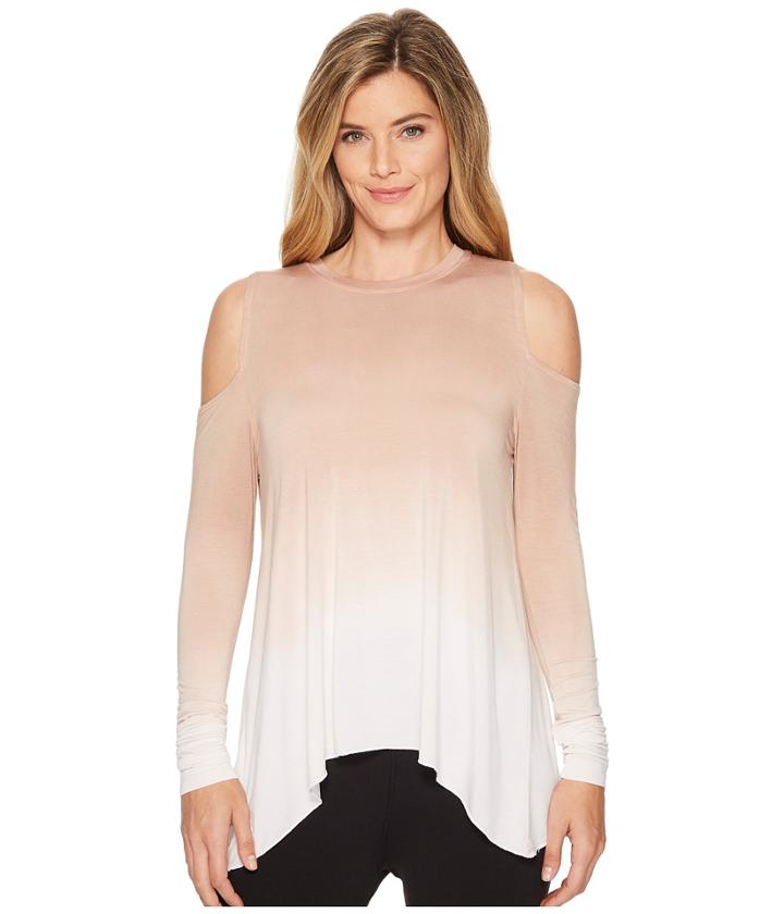 Hard Tail - Wrap Back Cold Shoulder Top