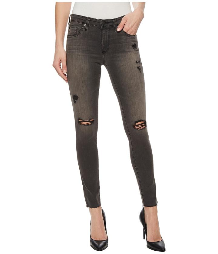 Ag Adriano Goldschmied - Leggings Ankle In 10 Years Stone Ash
