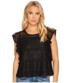 Jack By Bb Dakota - Dori Stripe-pattern Lace Top