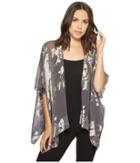 Collection Xiix - Garden Floral Satin Burnout Cover-up