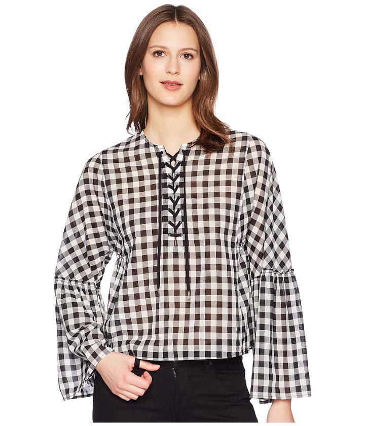 Mcq - Laced Gather Sleeve Top