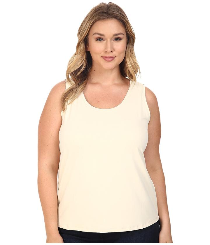 Karen Kane Plus - Plus Size Coral Casino Super Soft Long Tank