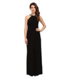 Adrianna Papell - Jersey Halter Gown W/ Necklace