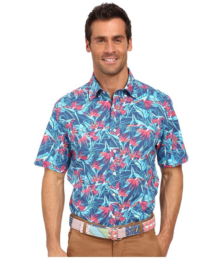 Vineyard Vines - Birds Of Paradise Short Sleeve Murray Shirt