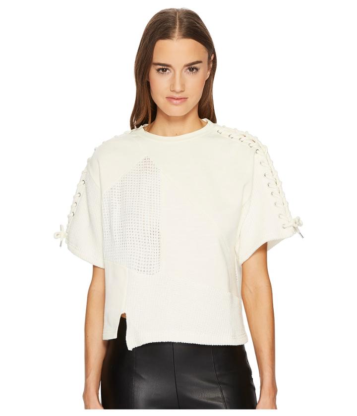 Mcq - Lace Patched T-shirt