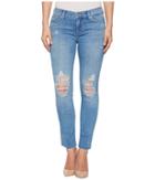 Hudson - Tally Mid-rise Skinny Crop Jeans In Sugarcoat
