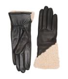 Ugg - Asymmetrical Smart Curly Sheepskin Gloves