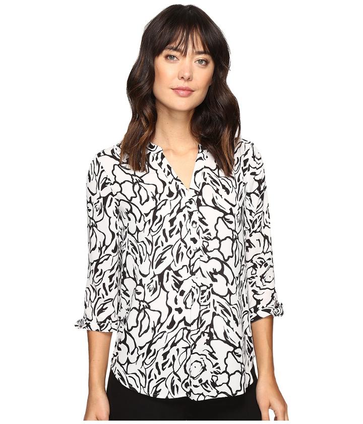 Ivanka Trump - Printed Woven Georgette Floral Top