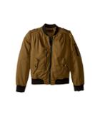Blank Nyc Kids - Bomber Jacket W/ Zipper Pockets In Toad