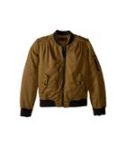 Blank Nyc Kids - Bomber Jacket W/ Zipper Pockets In Toad