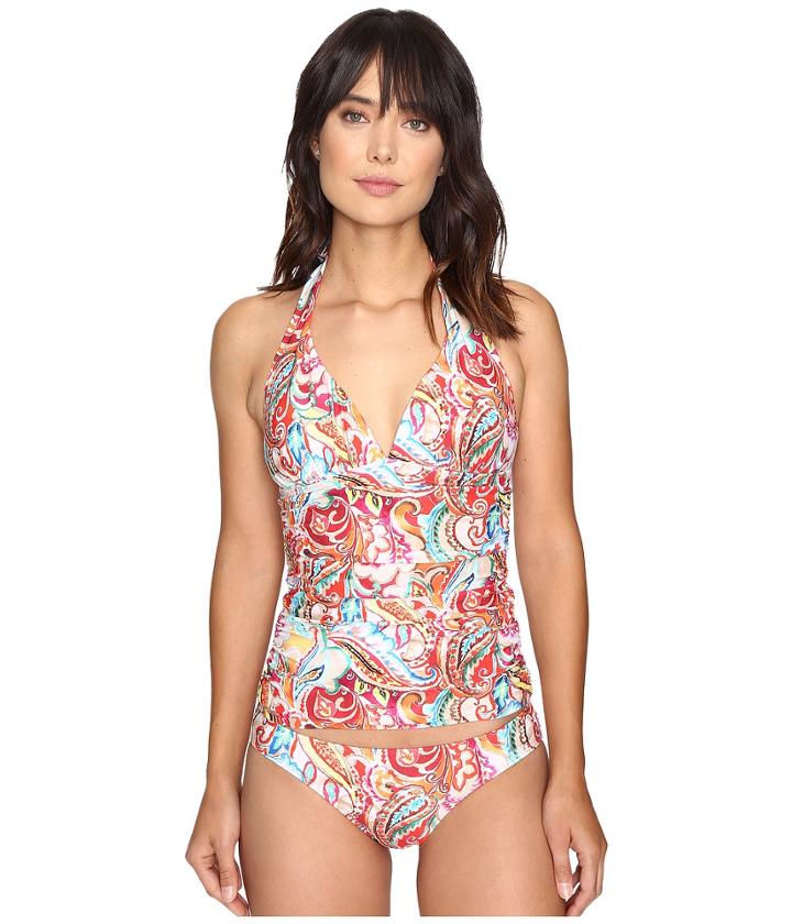 Lauren Ralph Lauren - Sunrise Paisley Halterkini Top