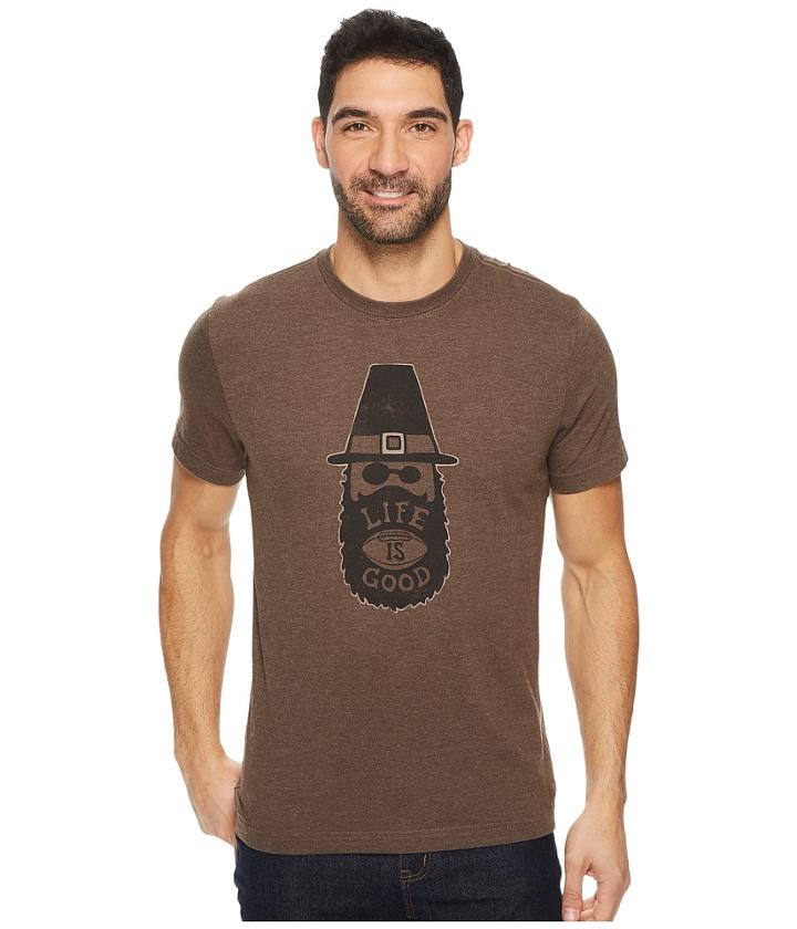 Life Is Good - Thankful Beard Crusher Tee