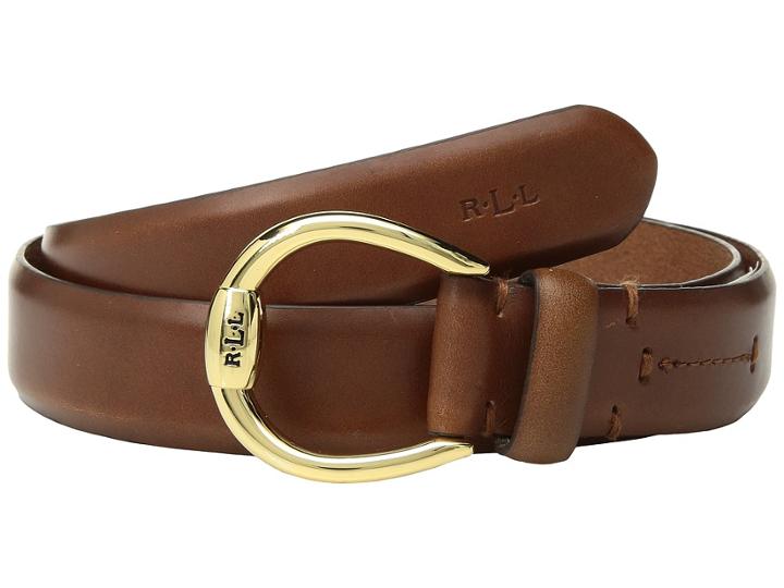 Lauren Ralph Lauren - 1 Bennington Equestrian Belt On Smooth Strap