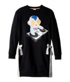 Fendi Kids - Long Sleeve Dj Fendirumi Dress W/ Side Bow Ties