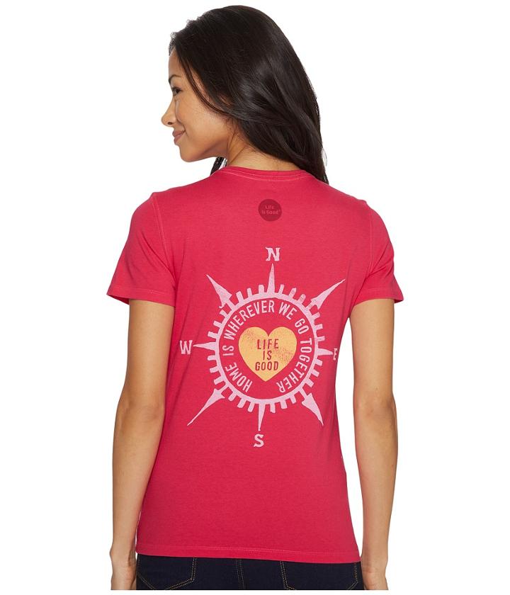 Life Is Good - Compass Heart Crusher Tee