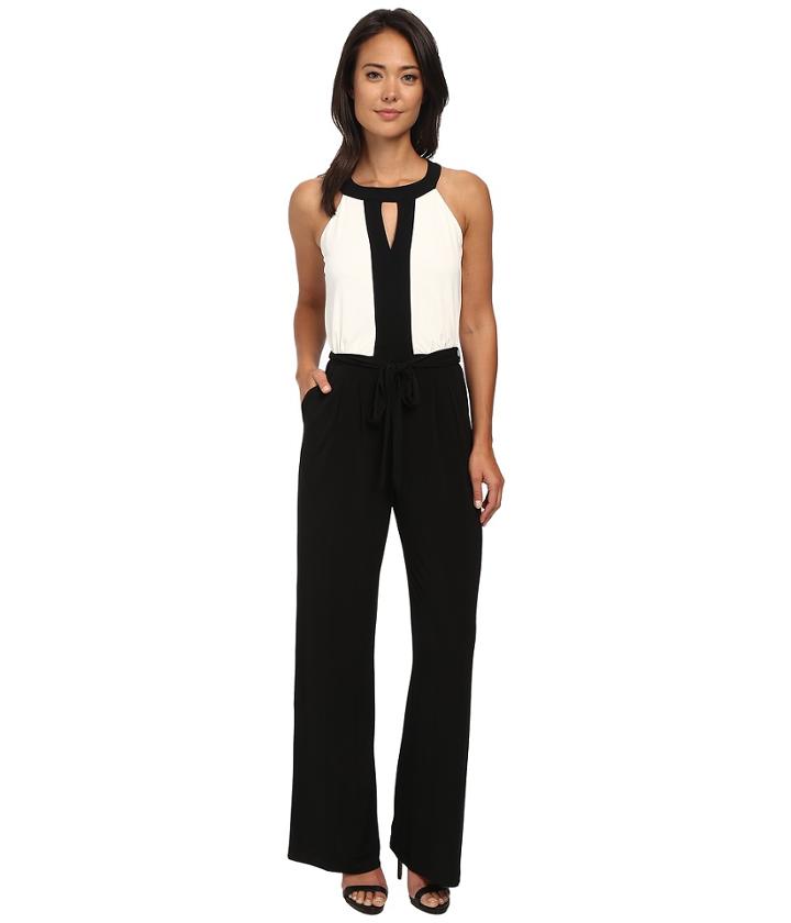 Vince Camuto - Framed Two-tone Jumpsuit In Ity