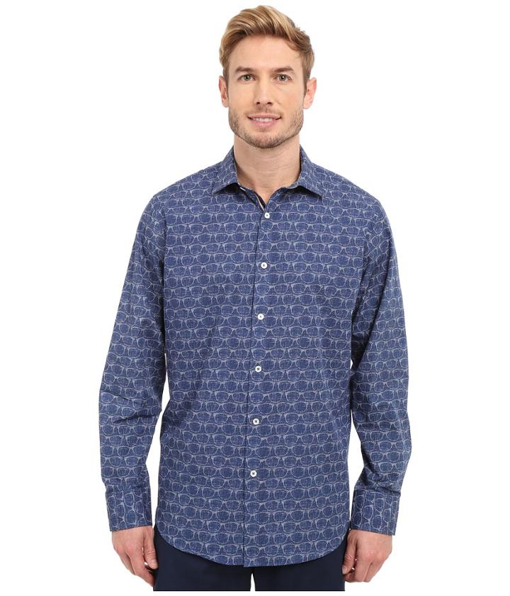 Bugatchi - Sorrento Classic Fit Long Sleeve Woven Shirt